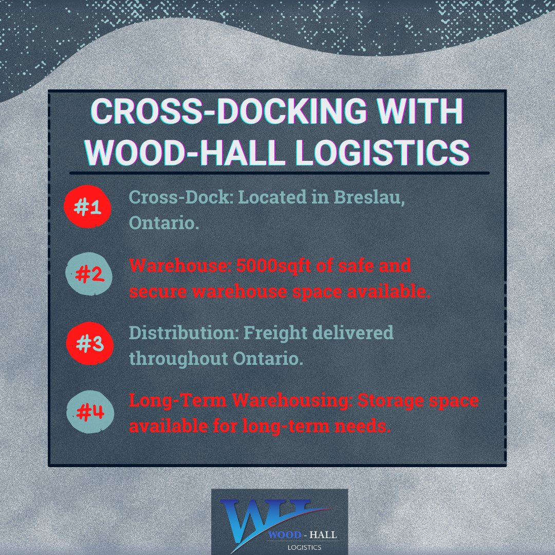 Wood-Hall Logistics offers excellent cross-docking services that provide a variety of benefits! 

#crossdock #logistics #freight