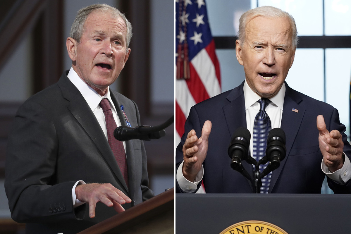 Biden called George W. Bush to discuss Afghanistan pullout