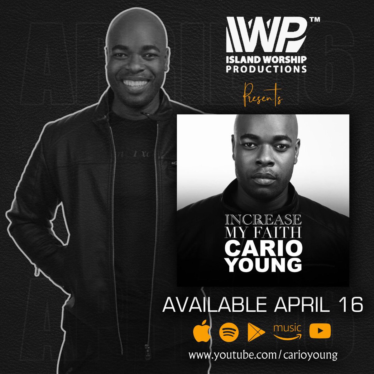 My NEW SINGLE drops THIS FRIDAY!!! 🥳🥳🥳🥳

#IncreaseMyFaith #IslandWorshipProductions