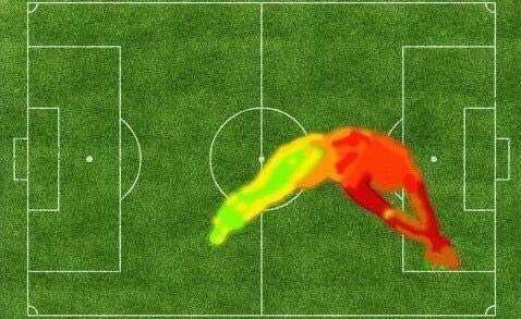 nigvardofsila's tweet photo. @OfficialAdrianM @ran_skj Son is such a dirty player, just found  his average heatmap from this season https://t.co/ZMVNoWWexs