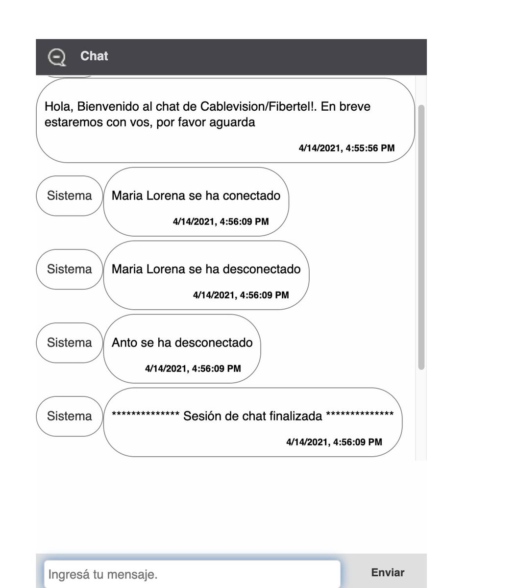antopiscio's tweet photo. @CableFibertel  ni siquiera te atienden https://t.co/WyIp8erWCq