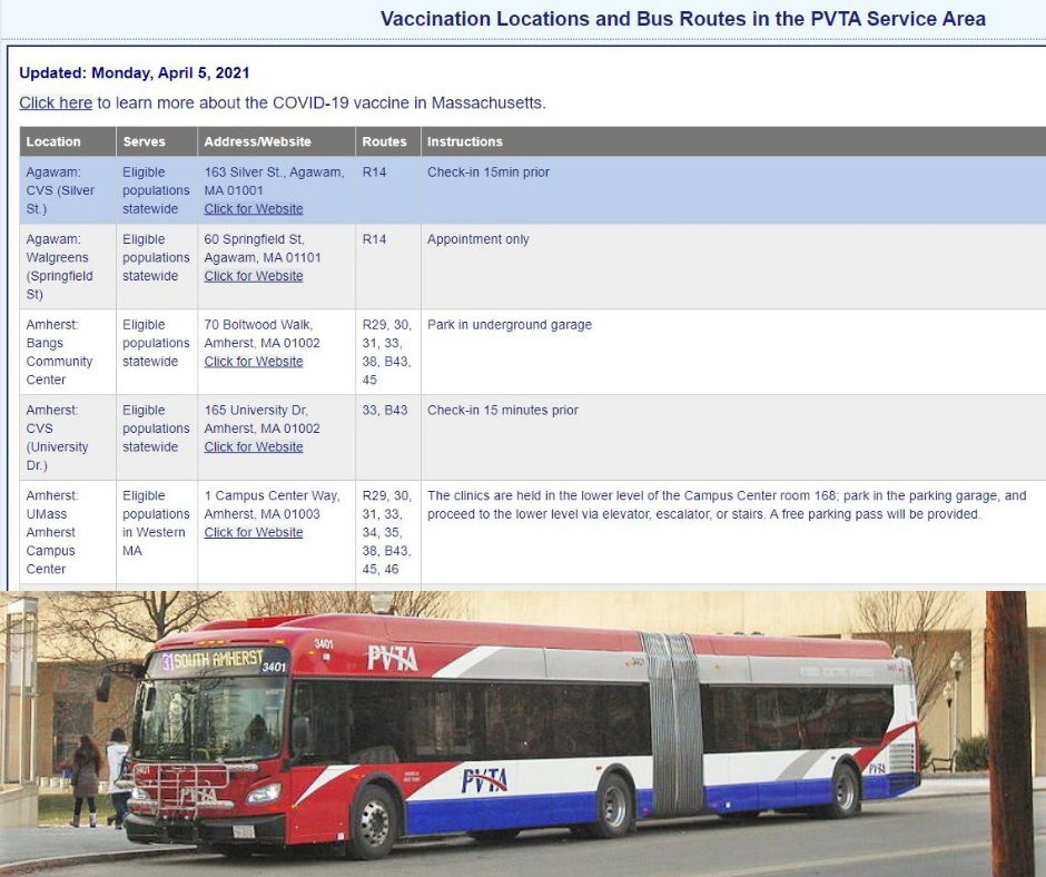 PVTA Schedules