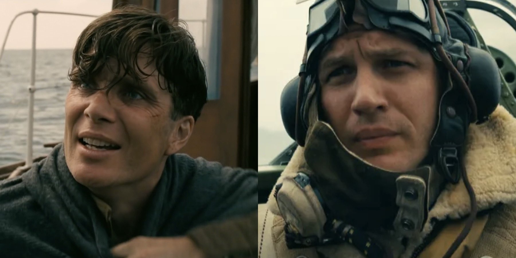 Cillian Murphy and Tom Hardy in Dunkirk celebs