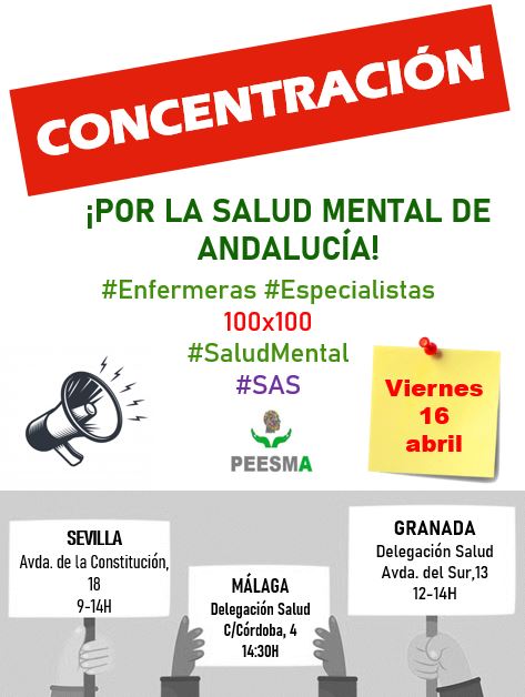 Plataforma Enfermeras Especialistas Salud Mental tweet media