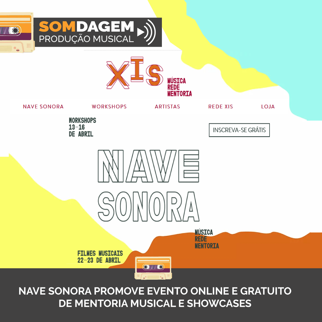 somdagem's tweet photo. NAVE SONORA promove evento online e gratuito de mentoria musical e showcases. Questões como Direção de Palco e Distribuição Digital da Música serão assuntos debatidos. Corra para se inscrever: https://t.co/0b8FmDhzY1 #produçãomusical #navesonora https://t.co/cPuYZPEFMw