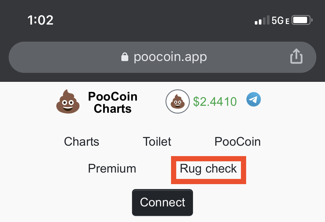 Ever been rugged? Well #poocoin can help with that! Introducing the new Rug  Check feature. #BSC #rugpull #crypto #BinanceSmartChain