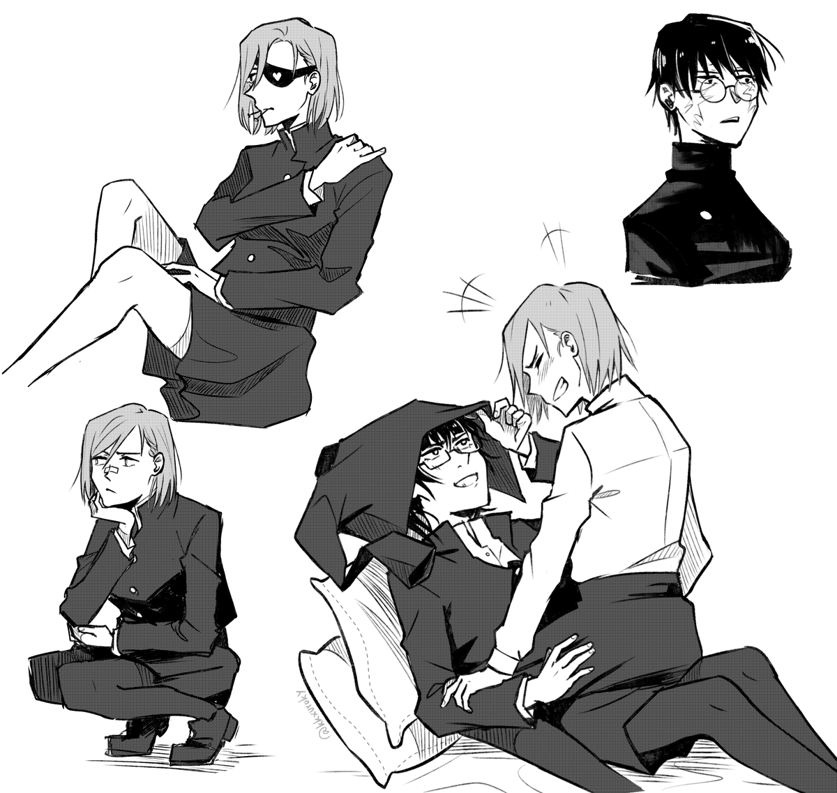 trying to learn how to draw faster #JujutsuKaisen #nobamaki 