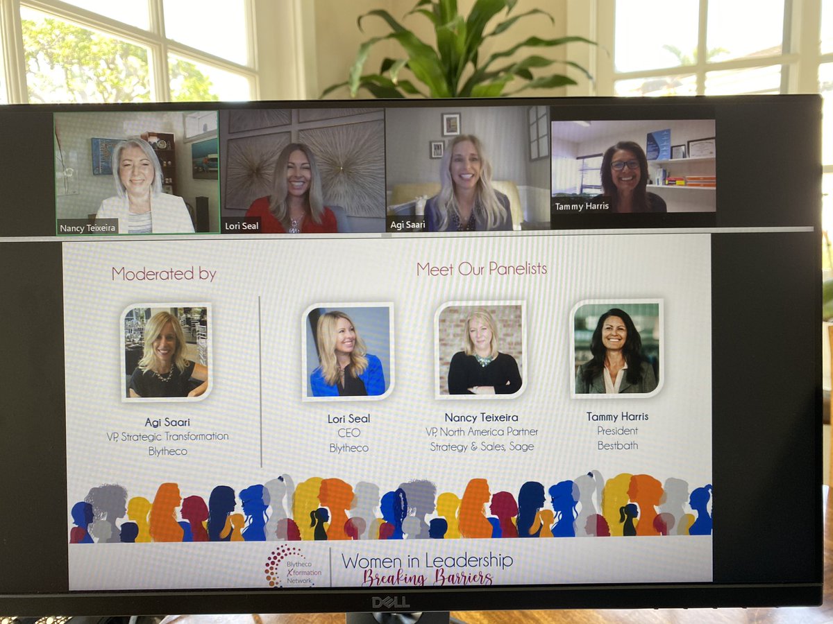 Really enjoying the Women in Leadership session hosted by <a href="/BlythecoLLC/">Blytheco</a> Xformation Network where <a href="/SageUSAmerica/">Sage USA</a>’s <a href="/nancytex/">Nancy Teixeira</a> is also on the panel! Not only are these women gorgeous but they are strong, smart, and tremendous leaders who are an inspiration for all women in business.