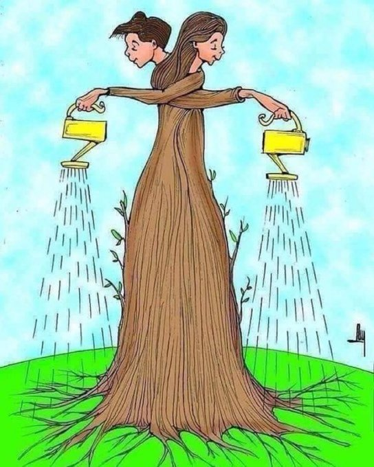 Namore alguém que queira crescer junto com você.