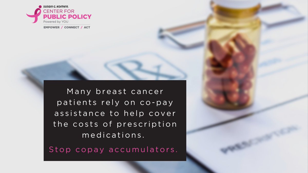 Thank you to @NYSenatorRivera for sponsoring #S5299 to help #NewYork patients afford their meds and to stop insurers from using copay accumulators! #AllCopaysCount #KomenAdvocacy