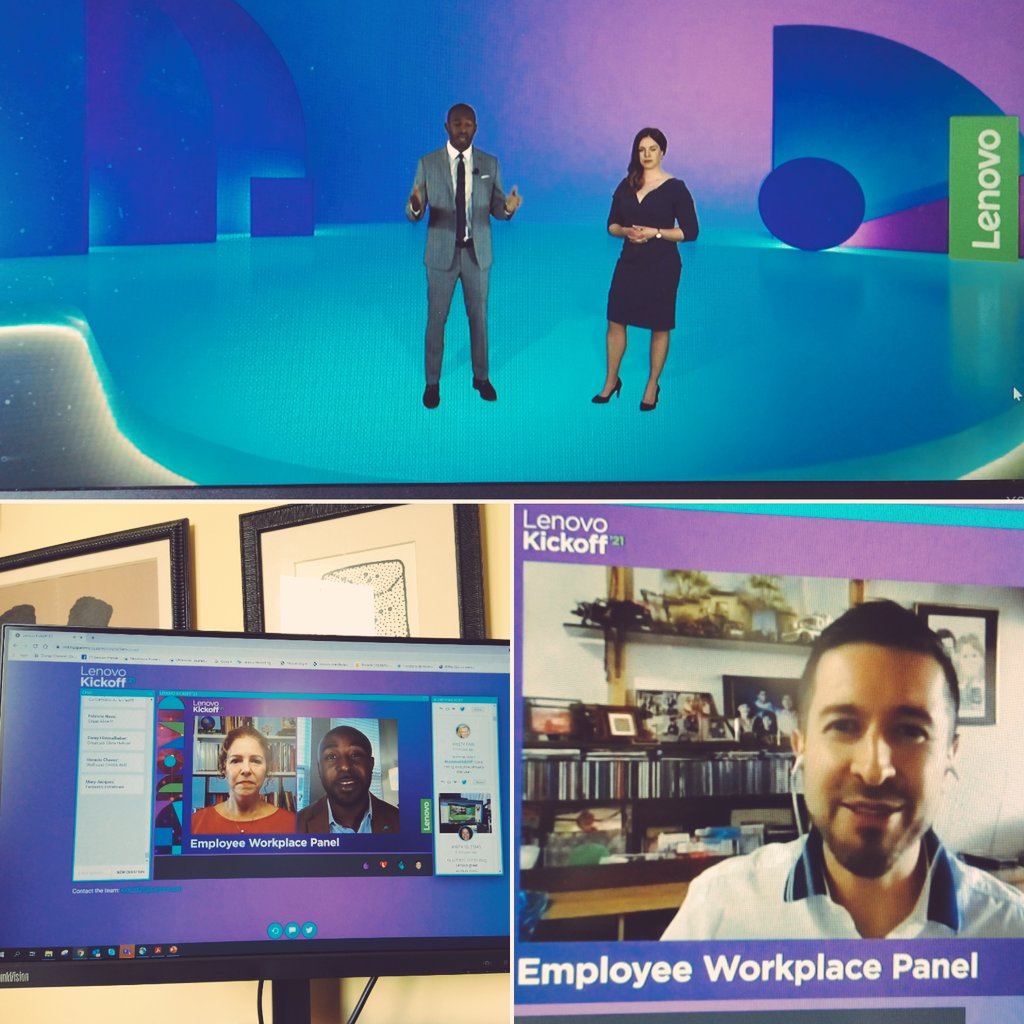 Kicking off the new year with colleagues from around the world for our virtual Global #LenovoKickOff ! 
#WeAreLenovo