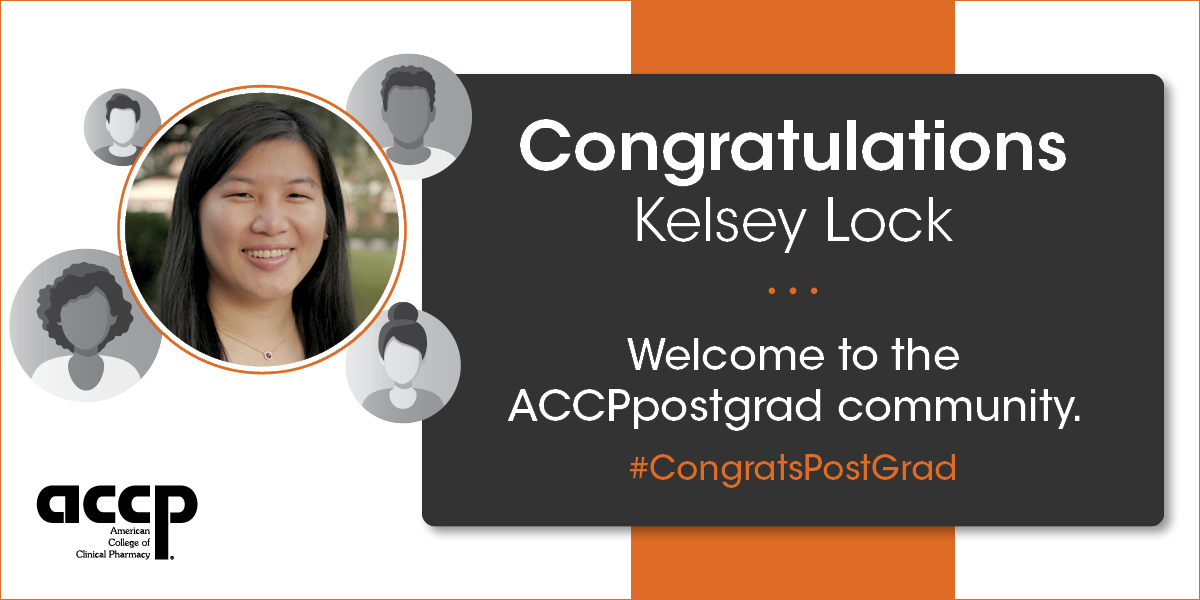 ACCPpostgrads's tweet photo. Congratulations @KelseyRLock! The ACCPpostgrads community looks forward to supporting your pursuit of PGY1 training at Mission Hospital. #CongratsPostGrad #RxMatch2021 @MissionHealthNC https://t.co/HdJDATbGNR