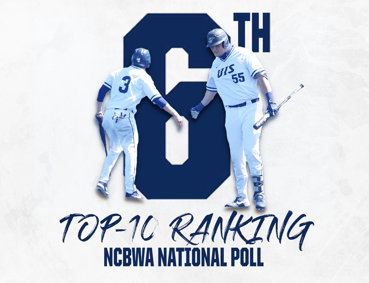 UIS Baseball (@baseball_uis) on Twitter photo We check in at No. 6 in this week's <a href="/NCAADII/">NCAA Division II</a> National Rankings
#StarBoys | #ProtectThePrairie We check in at No. 6 in this week's <a href="/NCAADII/">NCAA Division II</a> National Rankings
#StarBoys | #ProtectThePrairie