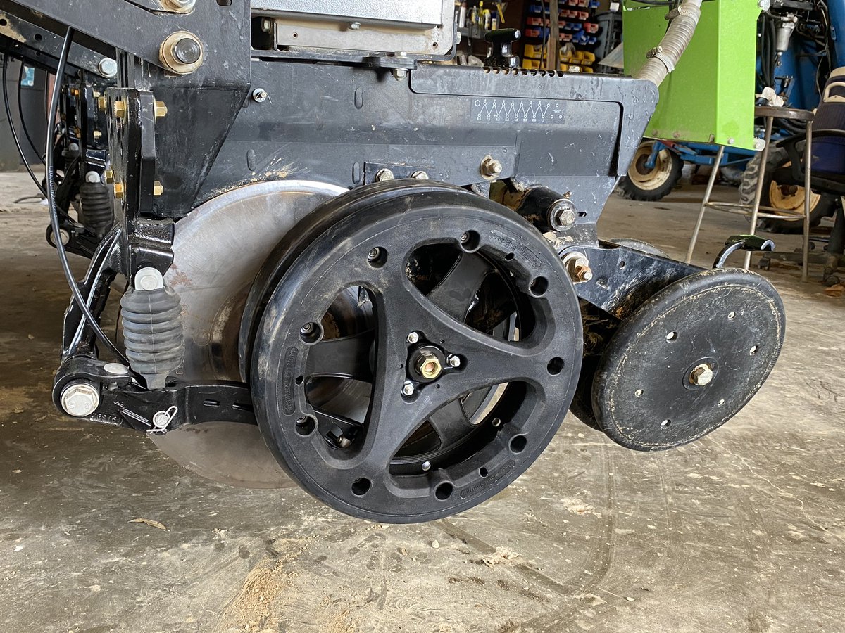 Just finished installing our new Precision Planting Conceal 2x2 fertilizer applicator on our plot planter!