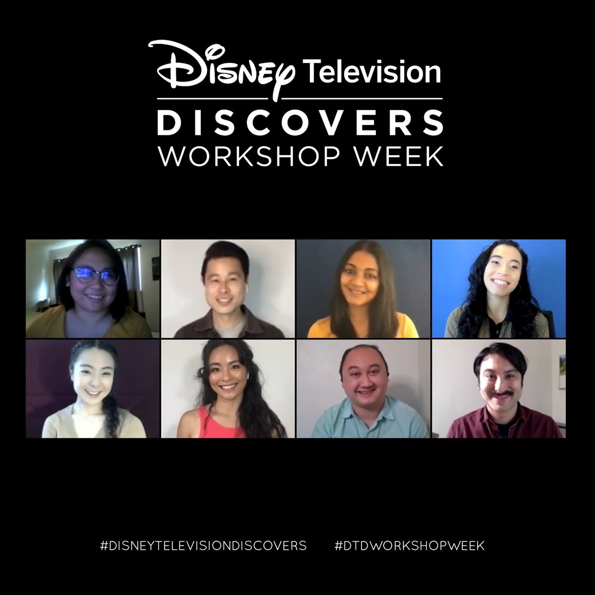 Our 2021 Disney Television Discovers: Workshop Week in Los Angeles continues with actors of East West Players. Thanks for joining remotely! #DisneyTelevisionDiscovers #DTDWorkshopWeek