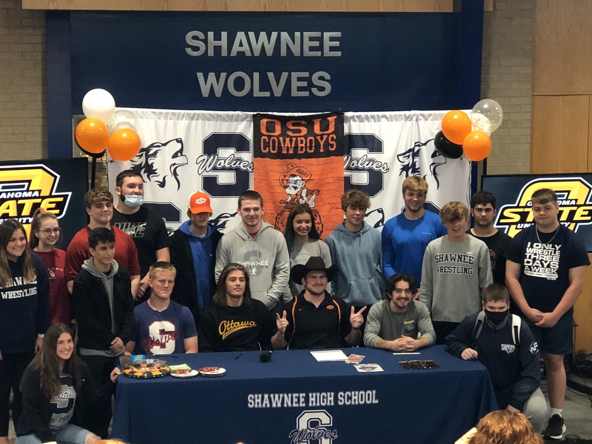 Makin’ Shawnee Wrestling proud! Go get em boys!!! #onceawolfalwaysawolf