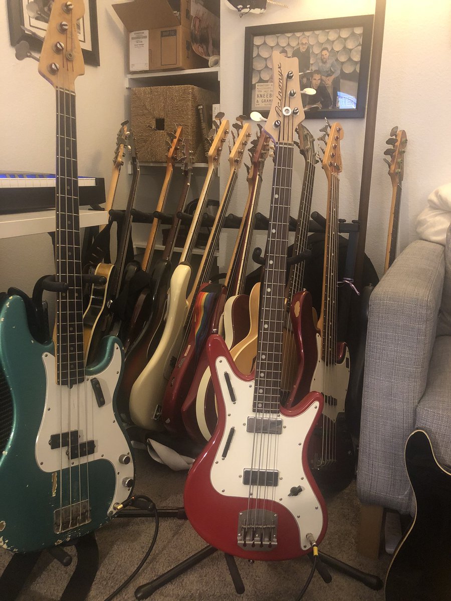 Basses. This new Cat Bass from <a href="/NordGuitar/">Carey Nordstrand</a> is pretty insane. Welcome to the family...