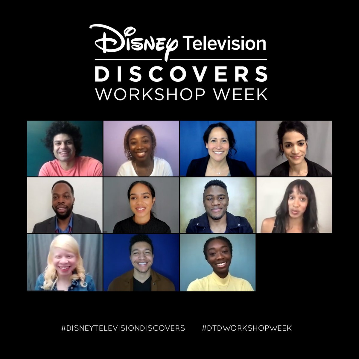 Our 2021 Disney Television Discovers: Workshop Week in New York continues with actors of Classical Theatre of Harlem. Thanks for joining remotely! #DisneyTelevisionDiscovers #DTDWorkshopWeek