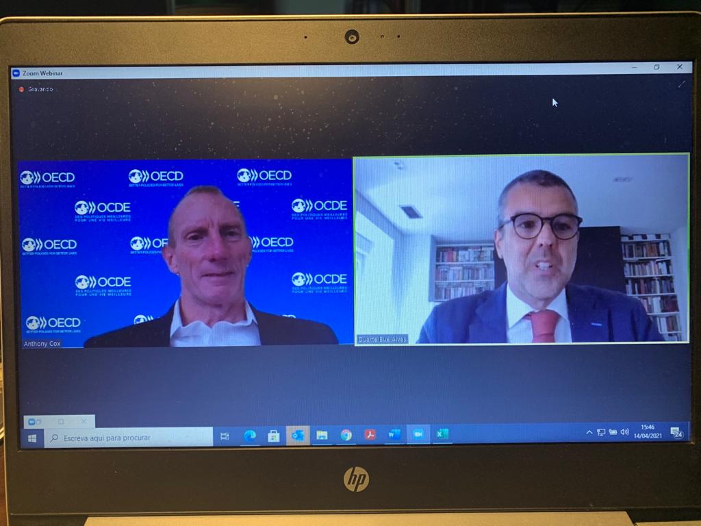 Closing remarks webinar w @OECD_ENV on #oceanclimatenexus #oceanclimateaction . Great debate with great speakers. Thanks to @RODOLFOLACY & @jmoreiradasilva & teams. Action is needed as #sealevelrise or #fishmigrations are here. #SDG14 is our guidance, #OceanDecade our timeframe.