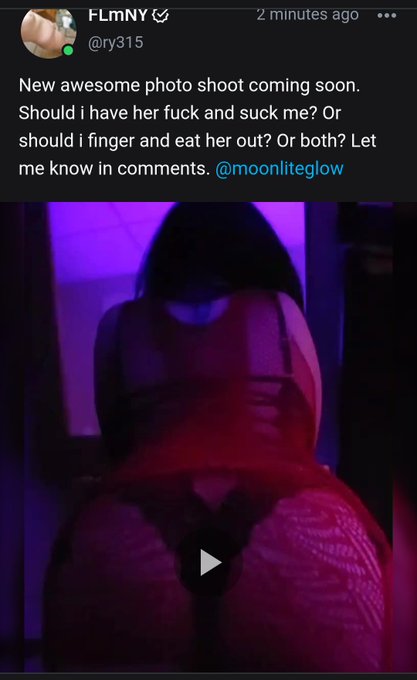 New awesome photo shoot coming soon. Should i have her fuck and suck me? Or should i finger and eat her