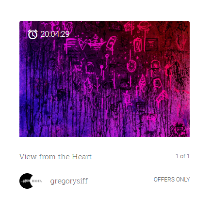 Less than 21 hours until this gem becomes available for purchase..those rich hues are something else!

Loving this one by <a href="/gregorysiff/">Gregory Siff</a> 

knownorigin.io/gallery/348000…