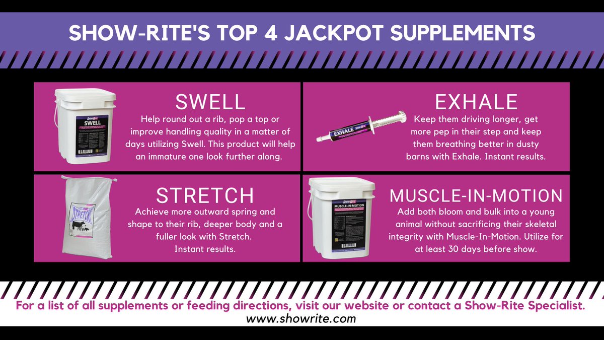Who’s got a jackpot show in the near future? If so, you’ll want to have these products packed in the trailer with you! Questions on how to use them? Holler at us.