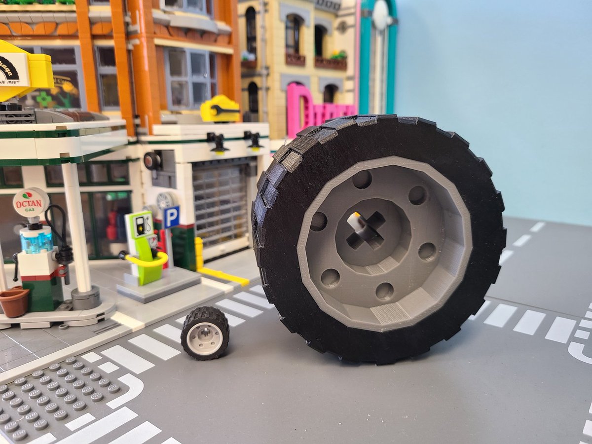 Adam Gebhardt (@adamgebhardt) on Twitter photo 500% Lego wheel size comparison! I love when #3Dprinting and #Lego meet. But what rides on these monsters?
<a href="/Polymaker_3D/">Polymaker</a> Polylite PLA
<a href="/MatterHackers/">MatterHackers</a> MH Build TPU
Printed on @Prusa Mk3s
<a href="/LEGO_Group/">LEGO</a> @JHIS_wjhsd <a href="/wjhsd/">West Jefferson Hills SD</a> <a href="/TJ3D1/">TJ3D</a> #GiantLego <a href="/mantisrobot/">Matt denton</a> 500% Lego wheel size comparison! I love when #3Dprinting and #Lego meet. But what rides on these monsters?
<a href="/Polymaker_3D/">Polymaker</a> Polylite PLA
<a href="/MatterHackers/">MatterHackers</a> MH Build TPU
Printed on @Prusa Mk3s
<a href="/LEGO_Group/">LEGO</a> @JHIS_wjhsd <a href="/wjhsd/">West Jefferson Hills SD</a> <a href="/TJ3D1/">TJ3D</a> #GiantLego <a href="/mantisrobot/">Matt denton</a>