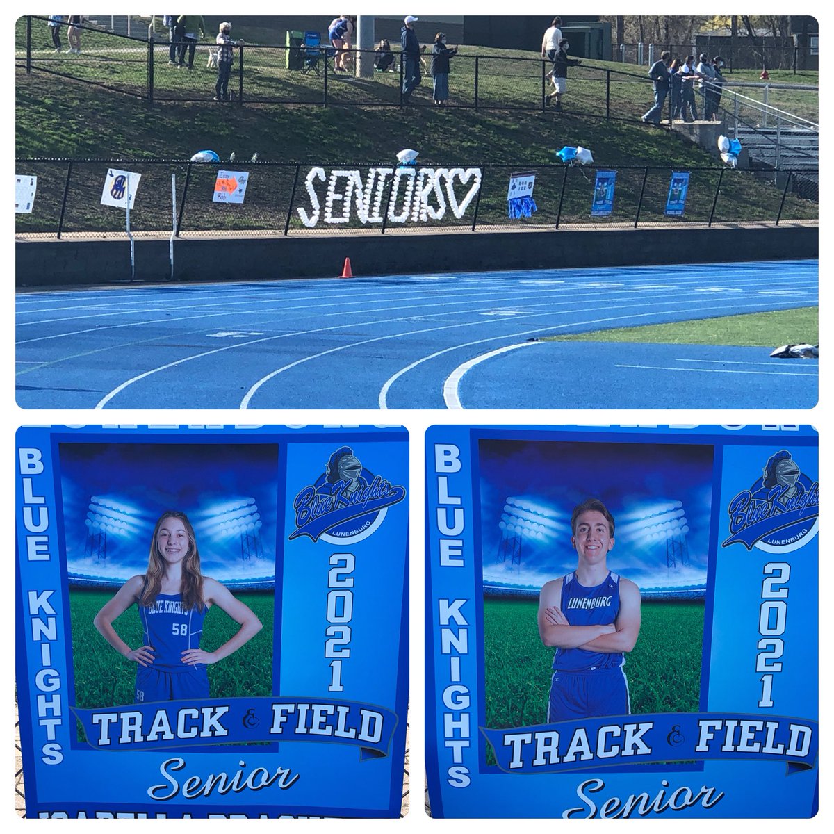 Congrats indoor Track Seniors Robbie and Izzy thank you guys, ⁦@LHS_BlueKnights⁩ ⁦@lps_dr⁩ ⁦<a href="/LunenburgXC_TF/">Lunenburg XC/Track & Field</a>⁩