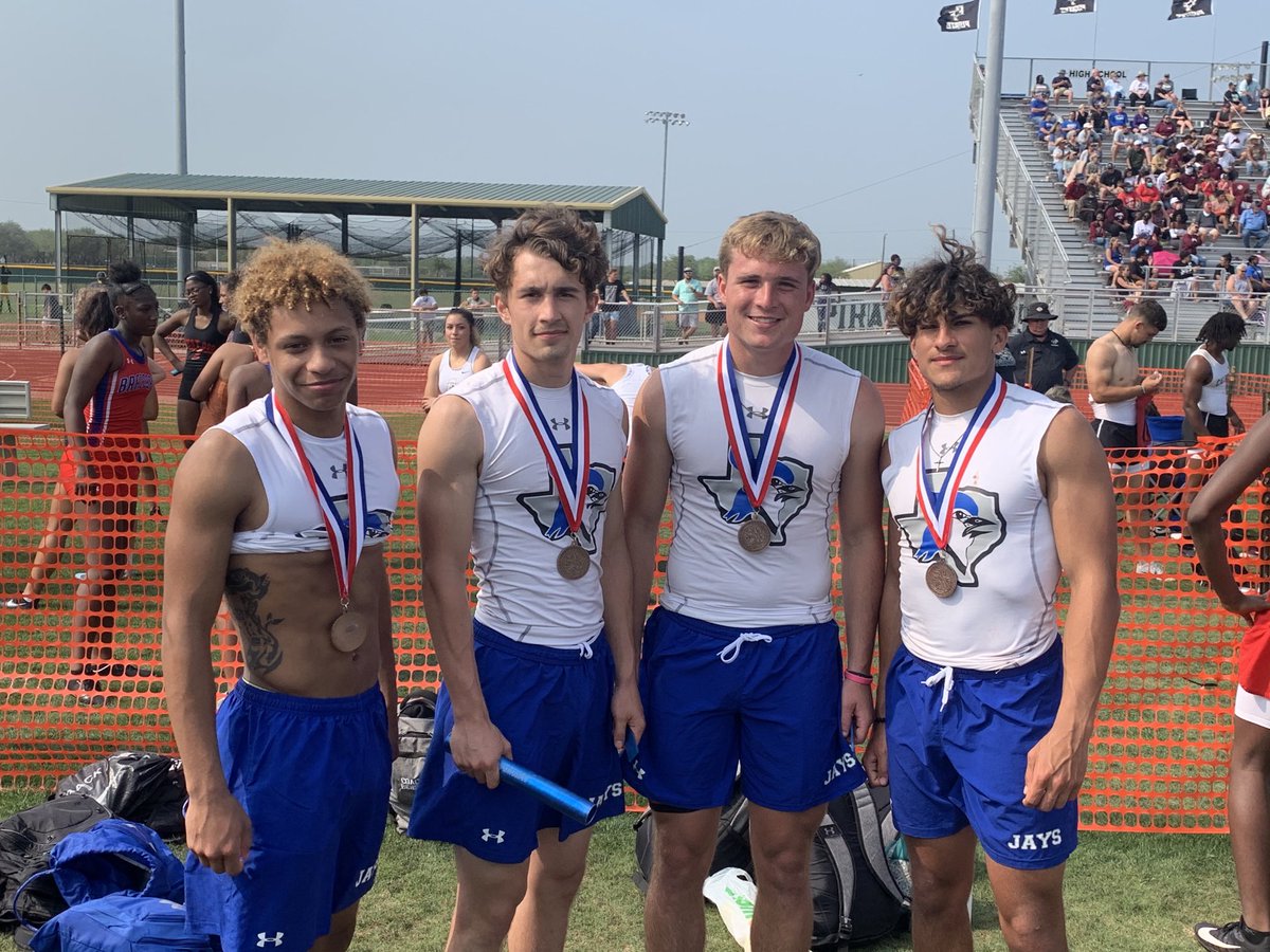 4x100 relay placed 3rd at Area Meet 43.21