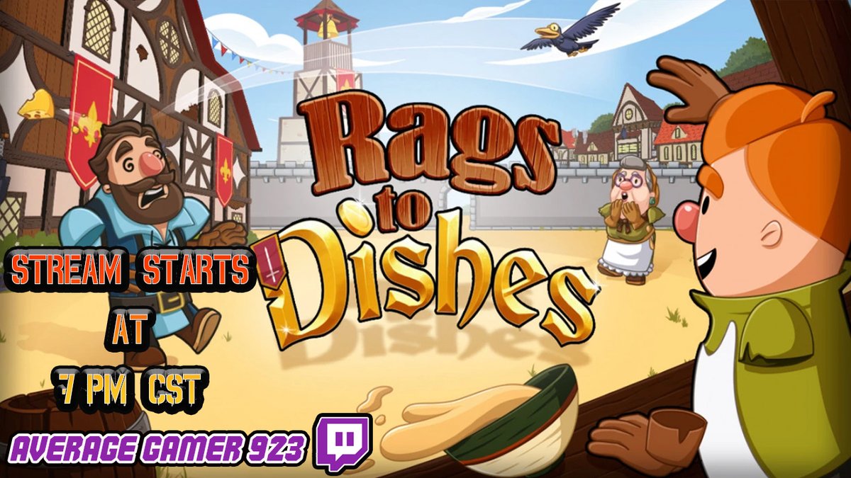 Time to have some medieval fun!

Im opening up my own shop serving hungry people in a great VR game call Rags to Dishes!

Join me in this great game crafting unique foods for hungry people

Stream starts at 7pm CST
twitch.tv/videos/9769112…

#Ragstodishes #streamer #indiegames #VR