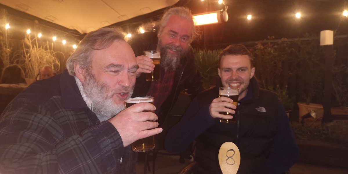 5tewartChristie's tweet photo. Well, it's fairly obvious that none of us have managed to make it to the barbers but it's great to manage a socially distanced pint at @ParkTavern1 https://t.co/1w6Znkn0j7