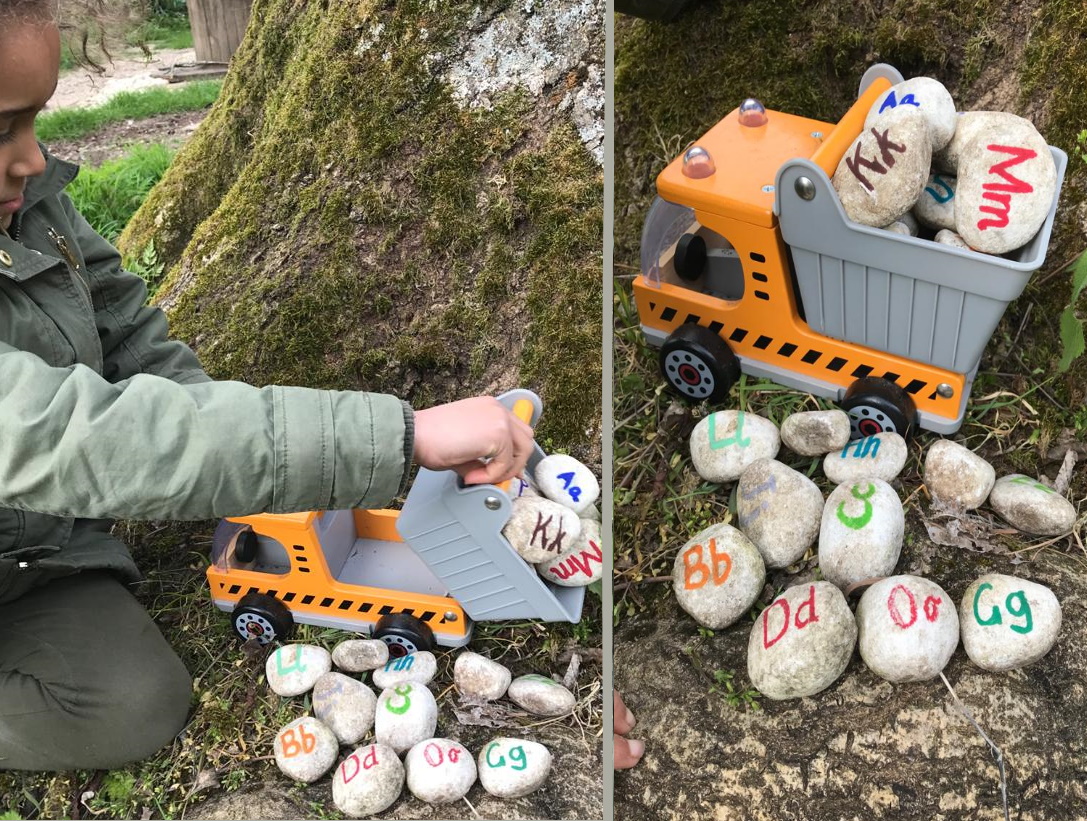 ThatsElementary's tweet photo. #Rocking it in the #woods🌳We #read #IfRocksCouldSing @luckystarleslie - #WordBuilding fun with #Alphabet #letter #pebbles &amp; #toytruck #GuidedMeditation with #pebbles @plumvillageapp 
https://t.co/4ytwnXmQtY
#Singing Pebble #meditation #Song @jamband &amp; #Yummy #RockyRoad #Snacks! https://t.co/iMWFEJO3X1