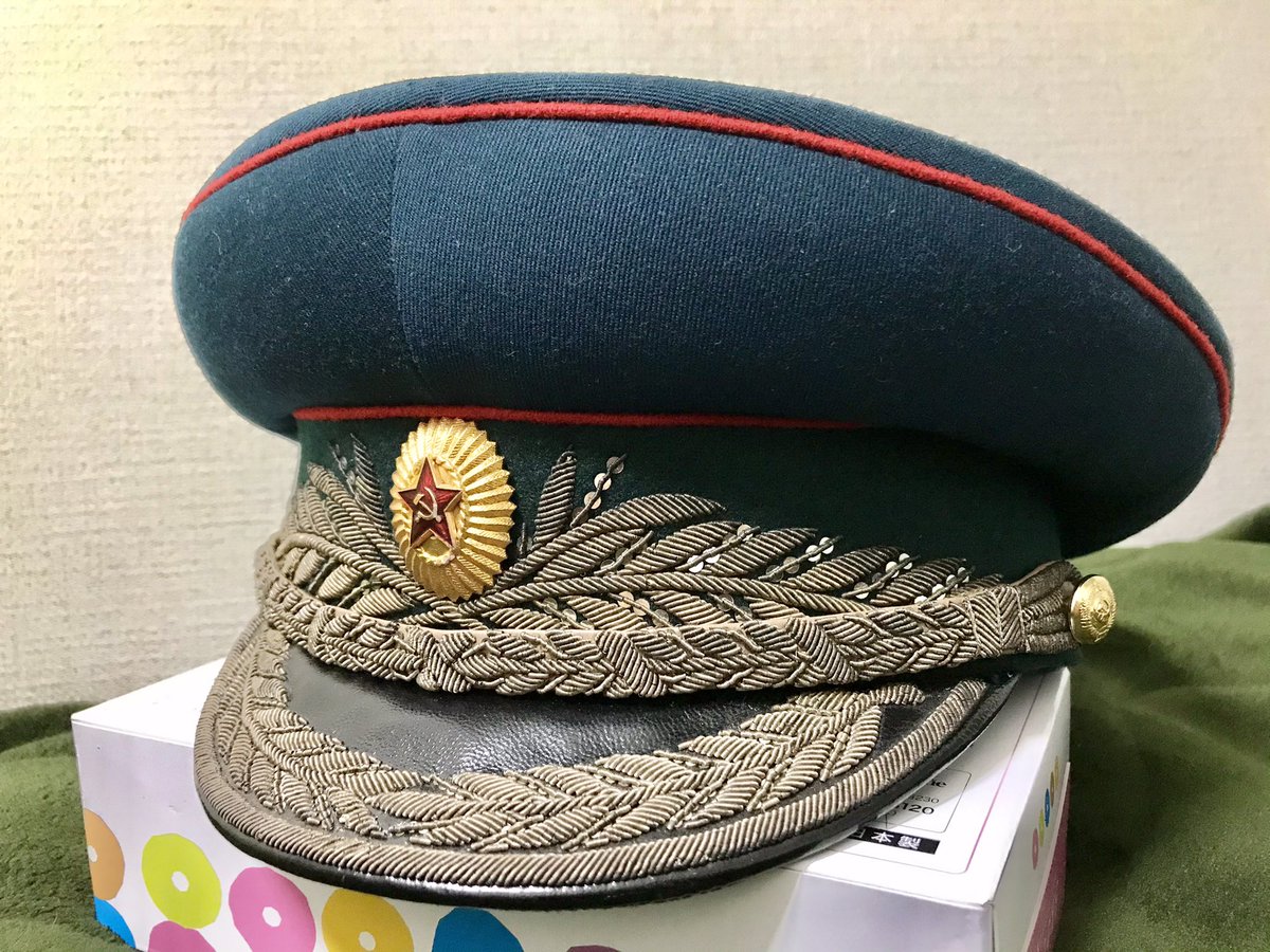 ソビエト連邦 軍帽 ソ連帽子素材
