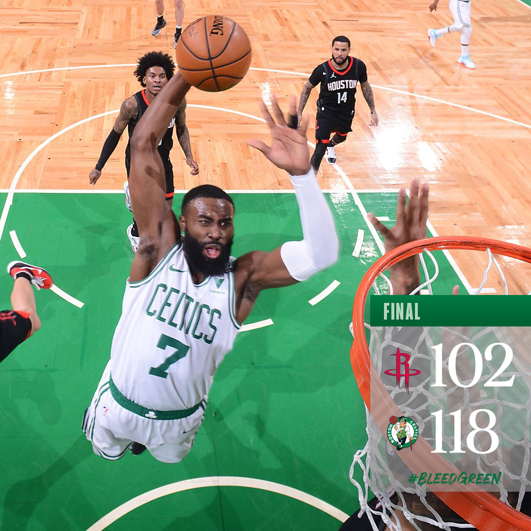 celtics's tweet image. Aaaaannnd that’s the ballgame! #CelticsWin
