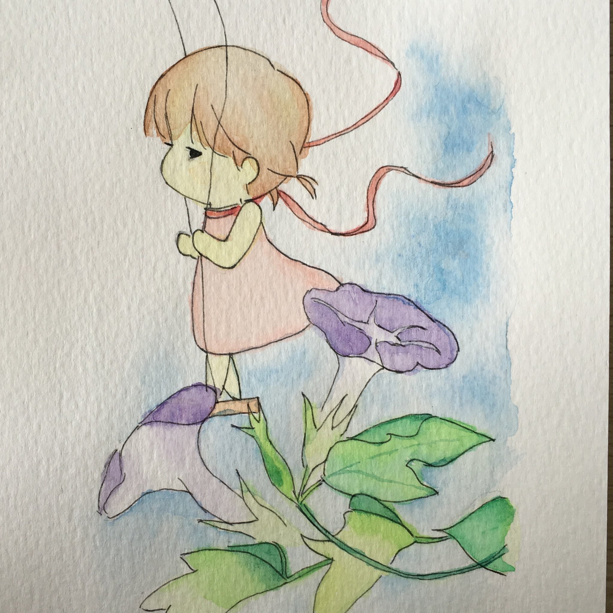 ま る おはようございます 今日は誕生日ですからいいね いっぱいほしいです イラスト イラスト練習 イラスト好きな人と繋がりたい ゆるいイラスト 絵の具 Illustration Watercolor 誕生日 Birthday かわいい かわいい