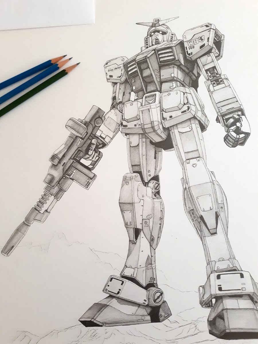 MikeWinterbauer's tweet image. Making more progress on my cool Gundam rx-78-2 drawing!
#retrorobots #retroart #gundamrobot #drawing #illustration #originalart