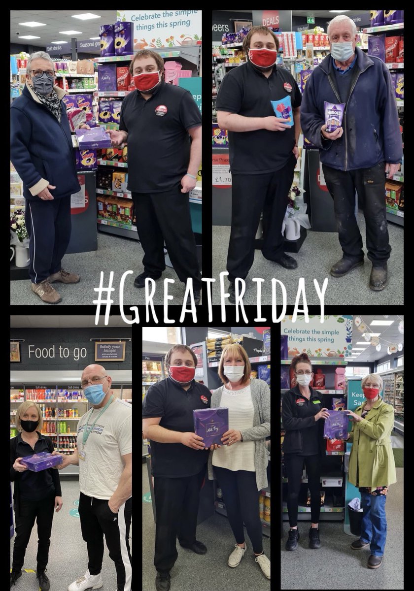 5 Customers ✅ 5 Random acts of kindness ✅ To show our appreciation to our fantastic customers @ Hickings Lane Coop 👏🏼 Happy Easter 🐣🐰 #GreatFriday #communityspirit #Stapleford #Notts @ChrisBe73178233