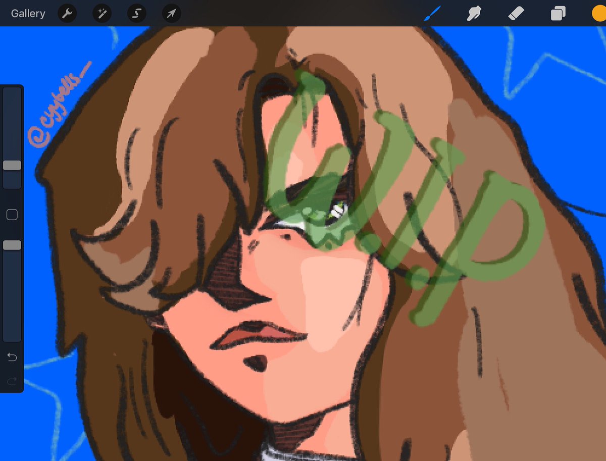 cyybells_'s tweet photo. Wip!
Been taking it a bit easy recently, will be uploading the final version soon ✨

#wipart #workinprogress #art #artwork #character #characterart #ukillustrator #illustration #procreate #procreatework #smallartist #digitalart https://t.co/lrSHzTDhZ5
