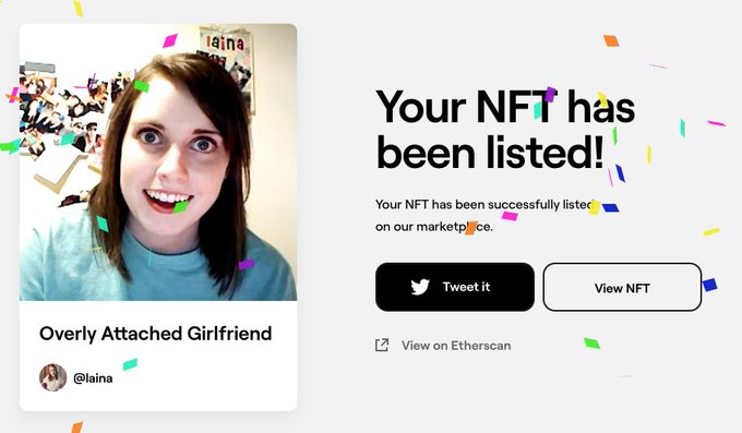Original 'Overly Attached Girlfriend' Meme Sells As NFT For $400,000 / 200  ETH - BroBible