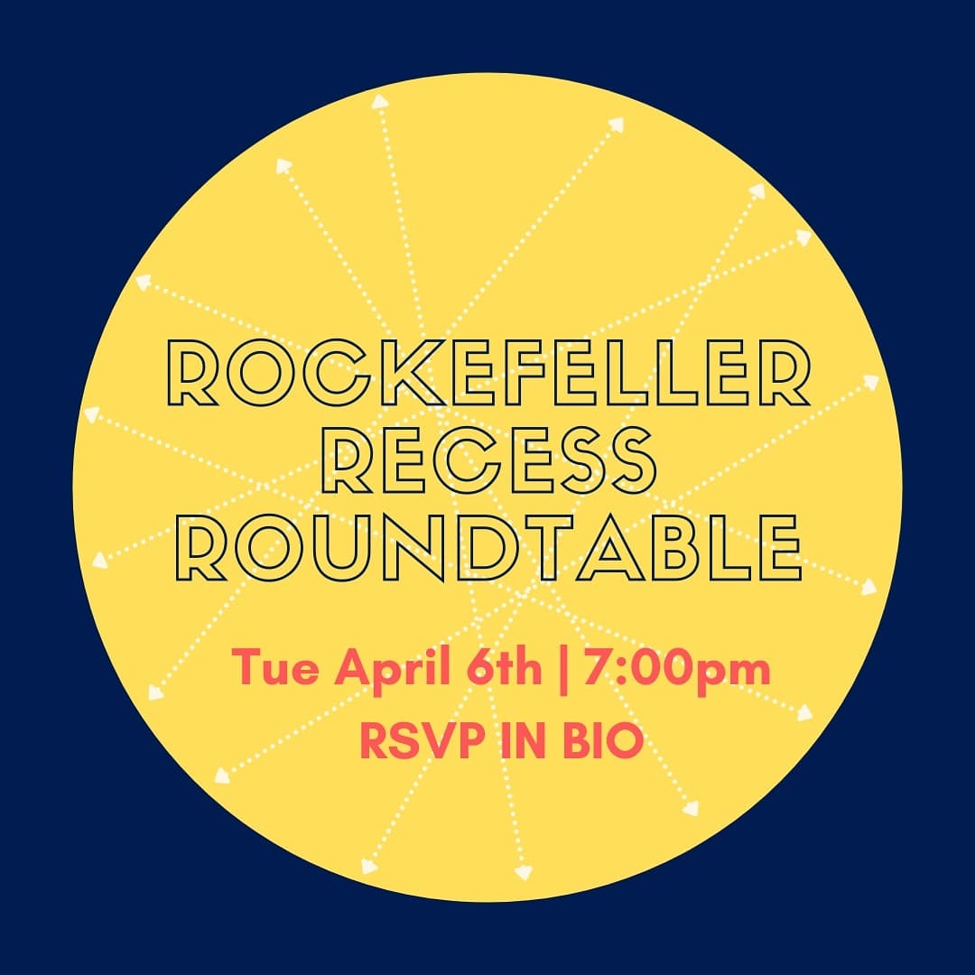 RSAatUAlbany's tweet photo. Ready to network with fellow students and Rockefeller alum?? This event is open to ALL Rockefeller students! See you all at 7:00pm EST Tuesday, April 6th! 
RSVP here for the zoom link: https://t.co/cppF32UBBT https://t.co/xrpvzw67fM