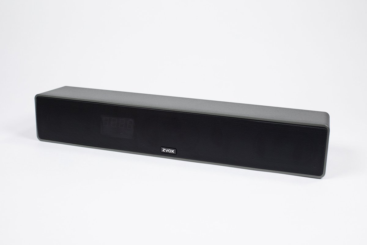 nrpena's tweet photo. More pics of the @ZVOXaudio #AV100 #AccuVoice "MINI" #TVSpeaker from the @showstoppers #pressevent! @HiTechchic https://t.co/MtRbCB9oBz