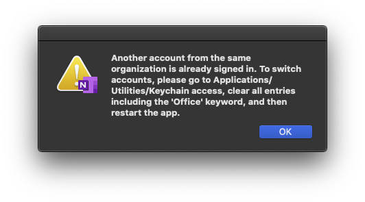 MicrosoftStory's tweet photo. As a OneNote user, when IT changes my email address, I want it to be a complete hassle to fix OneNote and then I want OneNote to delete my notes that were local and couldn't sync because my email address changed.

#microsoft #ux #uxfail #usability https://t.co/ExOAR732oE