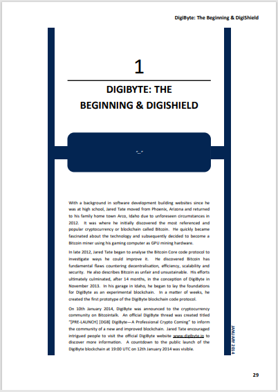 CryptoBooksAlt's tweet photo. 17 Preview Pages from the #DigiByte history 2013-2021 paperback book:
https://t.co/NmEG7riAXh
The pages cover #DGB history from late 2013 to 31st Dec 2014.
Please donate $DGB to help me finish the book:
D6hk8wdQhayGtMm7g3a4Usyq62QAsnp2JB
Thank you for all your support! https://t.co/4HyqS0RWuU