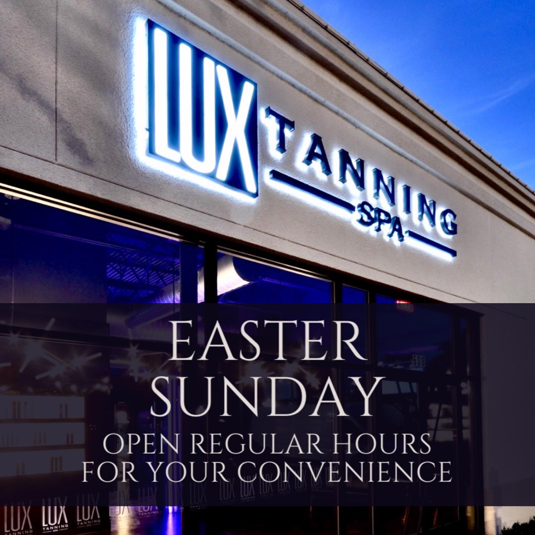 LUXTan's tweet image. Visit us Sunday to celebrate with a tan and a complimentary flute of champagne. 

DALLAS | ADDISON | LUXTan.com