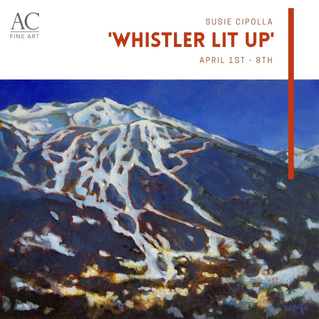 See #susiecipolla's new works <a href="/Whistlerart/">Adele Campbell Fine Art Gallery</a> until April 8th, #online or in the #gallery in the <a href="/Westin_Whistler/">The Westin Whistler</a>! 
whistlertraveller.com/events/susie-c…
And visit adelecampbell.com for more info. <a href="/GoWhistler/">Tourism Whistler</a> <a href="/artswhistler/">Arts Whistler</a> <a href="/LocalWhistler/">Local Whistler</a> <a href="/artsbc/">Arts BC</a> <a href="/PembertonArtsCo/">PembertonArtsCouncil</a>
