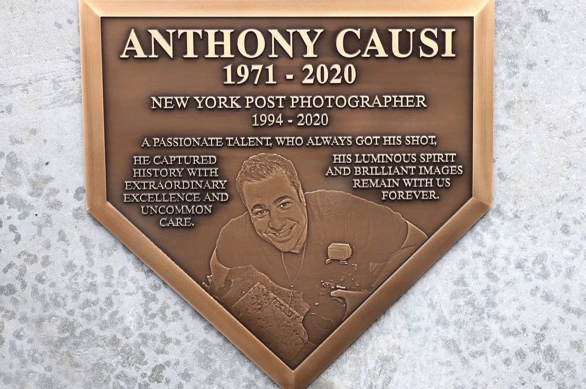 You would have never believed you have a plaque @Yankees Stadium, @ACausi!!! And I will never understand how you’re truly gone. Love & miss you, my friend! 💙

#causiforever #causistrong