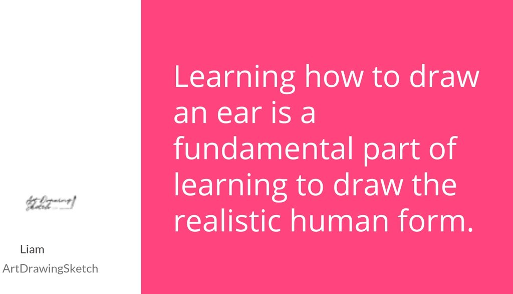 SketchDrawing's tweet photo. How To Draw an Ear: https://t.co/uwNiEi0lyD https://t.co/KmGsI60rLz