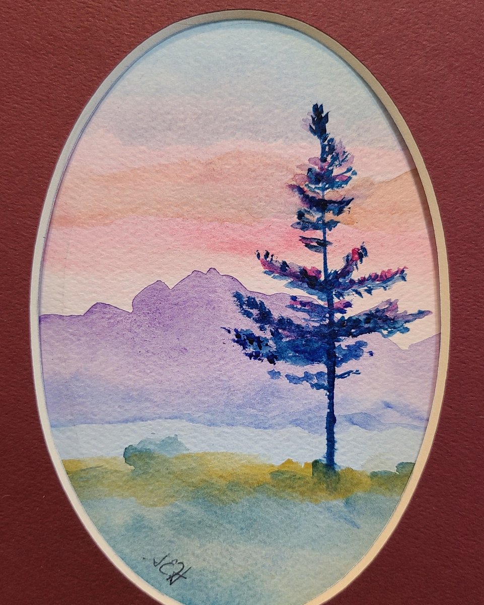 SEHstudios's tweet photo. "Evening Pine" Oval Matted and Framed to 5 x 7 #ClickToShop #ShopMyArt #freshart #newart #wetpaint #newcreation #art4salebyartist #firstpeek #explorenewart #oilpainting #homedecor #watercolors #interiordesign #decorate #officedecor #sereneartforyourheart #womanartist #originalart https://t.co/wTUUyMhgnE