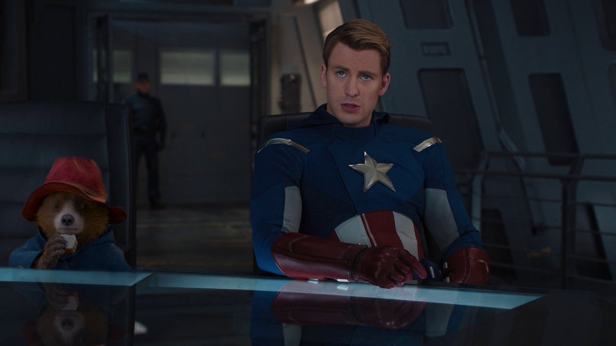 JennMGreenberg's tweet image. A guy on Reddit is editing Paddington Bear into different movie stills daily and it's wonderful.