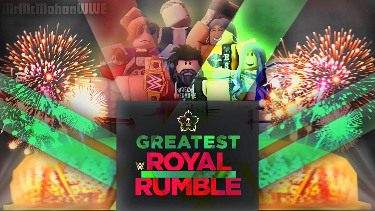 WWEOnRoblox's tweet photo. WWE Presents: 

Greatest Royal Rumble!

Live from Saudi Arabia

April 3rd, 4:00 PM EST / 10 PM GMT

WWE is launching $20,000 Robux in site ads for this event!

Event will be live streamed! https://t.co/gDnZVggLLa